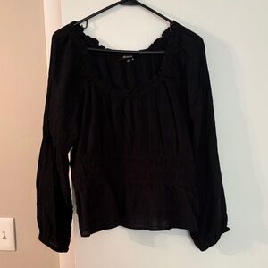 Madewell Black Blouse